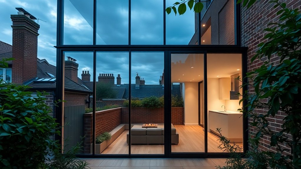 Glass Extension Walls Golders Green
