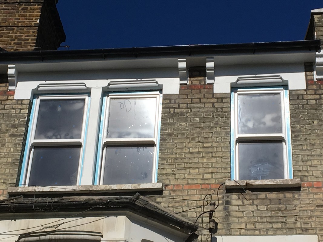 New uPVC sash windows fitted on Victorian terrace in Golders Green